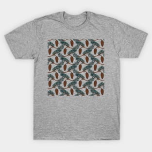 Pine Cone | Pine Tree Pattern | Forest Pattern T-Shirt